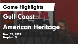 Gulf Coast  vs American Heritage  Game Highlights - Nov. 21, 2020