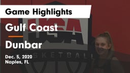 Gulf Coast  vs Dunbar  Game Highlights - Dec. 5, 2020