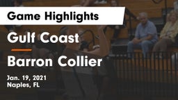 Gulf Coast  vs Barron Collier  Game Highlights - Jan. 19, 2021