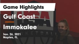 Gulf Coast  vs Immokalee Game Highlights - Jan. 26, 2021