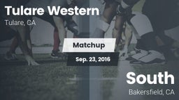 Matchup: Tulare Western High vs. South  2016