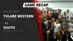 Recap: Tulare Western  vs. South  2016