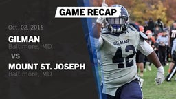 Recap: Gilman  vs. Mount St. Joseph  2015