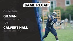 Recap: Gilman  vs. Calvert Hall  2016