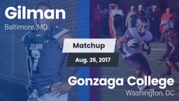 Matchup: Gilman  vs. Gonzaga College  2017
