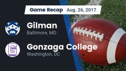 Recap: Gilman  vs. Gonzaga College  2017