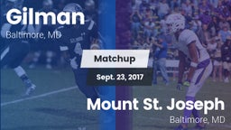 Matchup: Gilman  vs. Mount St. Joseph  2017