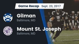 Recap: Gilman  vs. Mount St. Joseph  2017