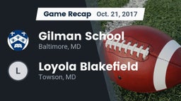 Recap: Gilman School vs. Loyola Blakefield  2017