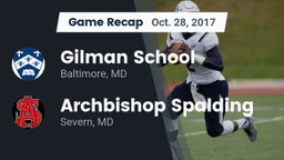 Recap: Gilman School vs. Archbishop Spalding  2017