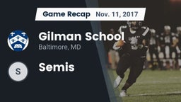 Recap: Gilman School vs. Semis 2017