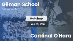Matchup: Gilman School vs. Cardinal O'Hara 2018