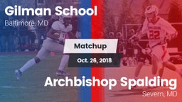 Matchup: Gilman School vs. Archbishop Spalding  2018