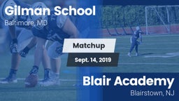 Matchup: Gilman School vs. Blair Academy 2019