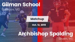 Matchup: Gilman School vs. Archbishop Spalding  2019