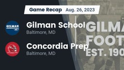 Recap: Gilman School vs. Concordia Prep  2023