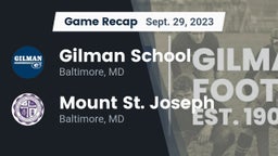 Recap: Gilman School vs. Mount St. Joseph  2023