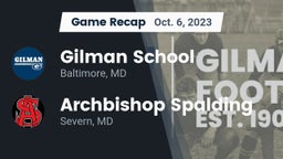Recap: Gilman School vs. Archbishop Spalding  2023