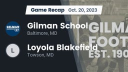 Recap: Gilman School vs. Loyola Blakefield  2023