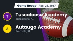 Recap: Tuscaloosa Academy  vs. Autauga Academy  2017