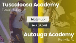 Matchup: Tuscaloosa Academy vs. Autauga Academy  2019