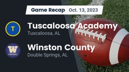 Recap: Tuscaloosa Academy vs. Winston County  2023