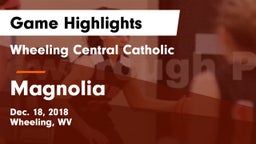 Wheeling Central Catholic  vs Magnolia Game Highlights - Dec. 18, 2018