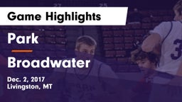 Park  vs Broadwater  Game Highlights - Dec. 2, 2017