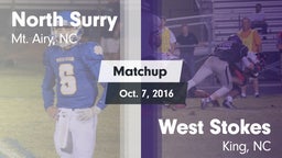 Matchup: North Surry High vs. West Stokes  2016