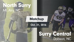Matchup: North Surry High vs. Surry Central  2016