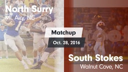 Matchup: North Surry High vs. South Stokes  2016
