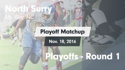 Matchup: North Surry High vs. Playoffs - Round 1 2016