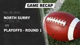 Recap: North Surry  vs. Playoffs - Round 1 2016