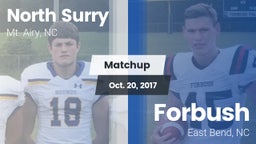 Matchup: North Surry High vs. Forbush  2017