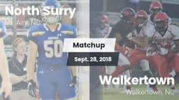 Matchup: North Surry High vs. Walkertown  2018
