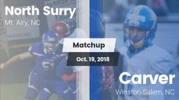 Matchup: North Surry High vs. Carver  2018
