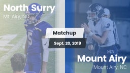 Matchup: North Surry High vs. Mount Airy  2019