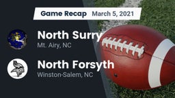 Recap: North Surry  vs. North Forsyth  2021