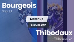 Matchup: Bourgeois High vs. Thibodaux  2017