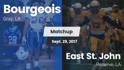 Matchup: Bourgeois High vs. East St. John  2017