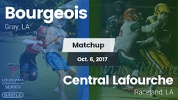 Matchup: Bourgeois High vs. Central Lafourche  2017