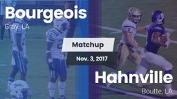 Matchup: Bourgeois High vs. Hahnville  2017