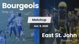 Matchup: Bourgeois High vs. East St. John  2020