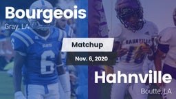 Matchup: Bourgeois High vs. Hahnville  2020