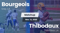 Matchup: Bourgeois High vs. Thibodaux  2020