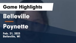 Belleville  vs Poynette  Game Highlights - Feb. 21, 2023