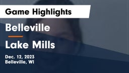 Belleville  vs Lake Mills  Game Highlights - Dec. 12, 2023