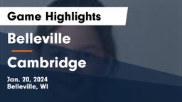 Belleville  vs Cambridge  Game Highlights - Jan. 20, 2024