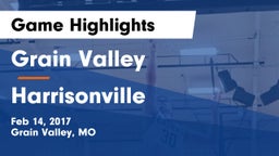 Grain Valley  vs Harrisonville  Game Highlights - Feb 14, 2017
