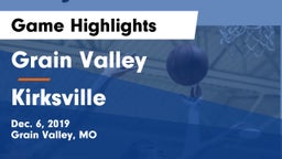 Grain Valley  vs Kirksville  Game Highlights - Dec. 6, 2019